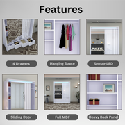 Elara Sliding Door Wardrobe
